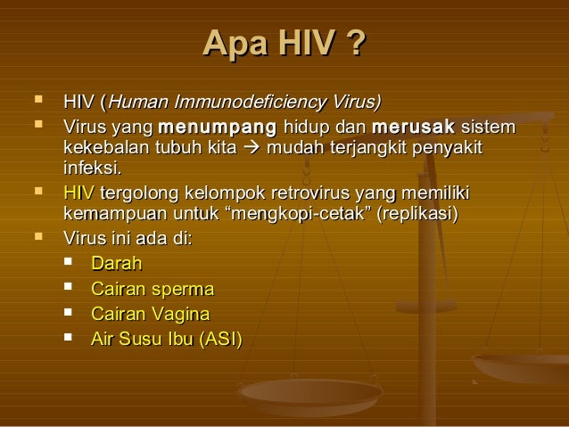 Pengertian hiv Pengertian hiv