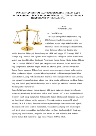 Apa Itu Hukum Laut