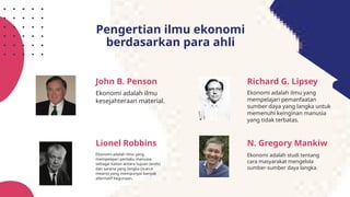 Pengertian Ilmu Ekonomi dan sejarah ilmu ekonomi.pptx