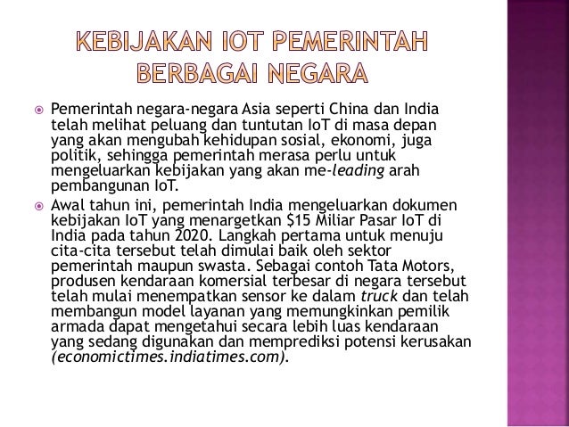 Pengertian internet of things