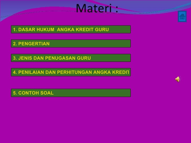 Pengertian ( juknis permenpan 35 tahun 2010)