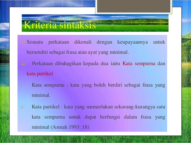 Pengertian kata dalam bahasa arab dan bahasa melayu