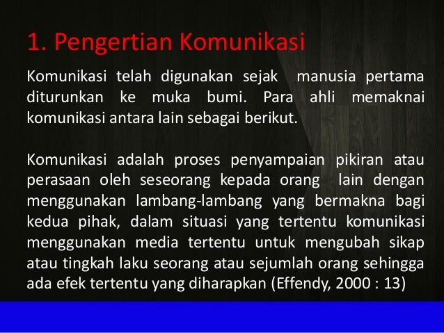 Pengertian komunikasi daring