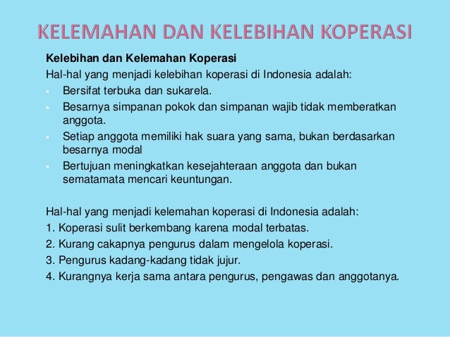 Pengertian koperasi