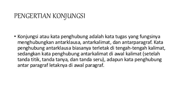 Mengetahui Contoh Kata Penghubung Antar Kalimat Dan Jenisnya By