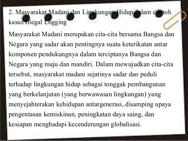 Pengertian masyarakat madani ( civic society )~PKN