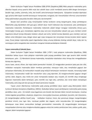 Pengertian Matematika