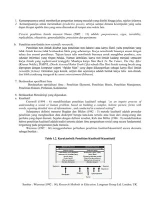 Pengertian penelitian | PDF