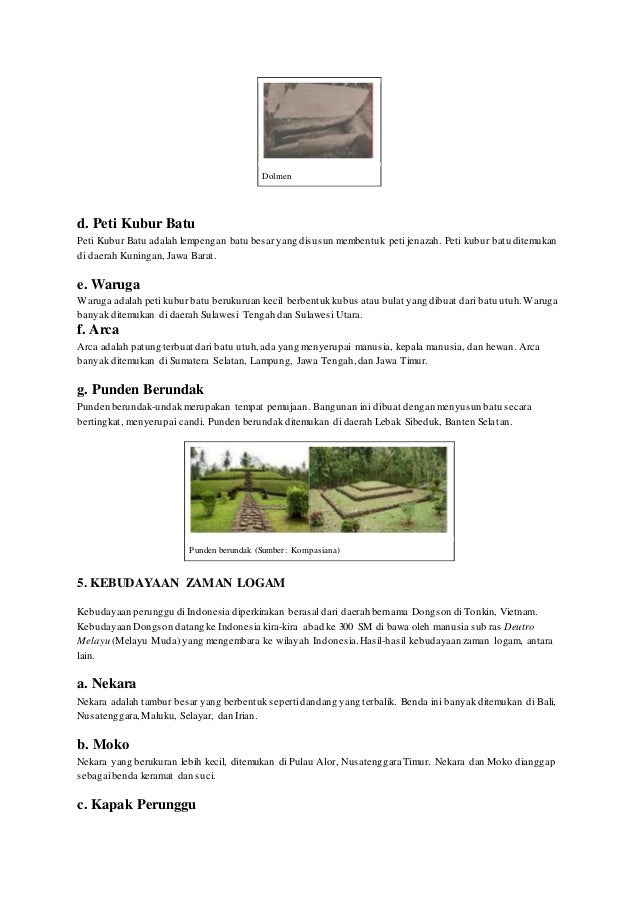 Pengertian Prasejarah Dan Peninggalannya