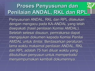 Pengertian, proses dan manfaat andal muchsin | PPT