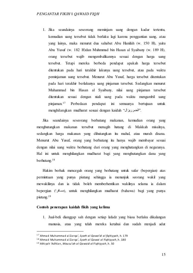 Pengertian Qawaid Fiqhiyyah