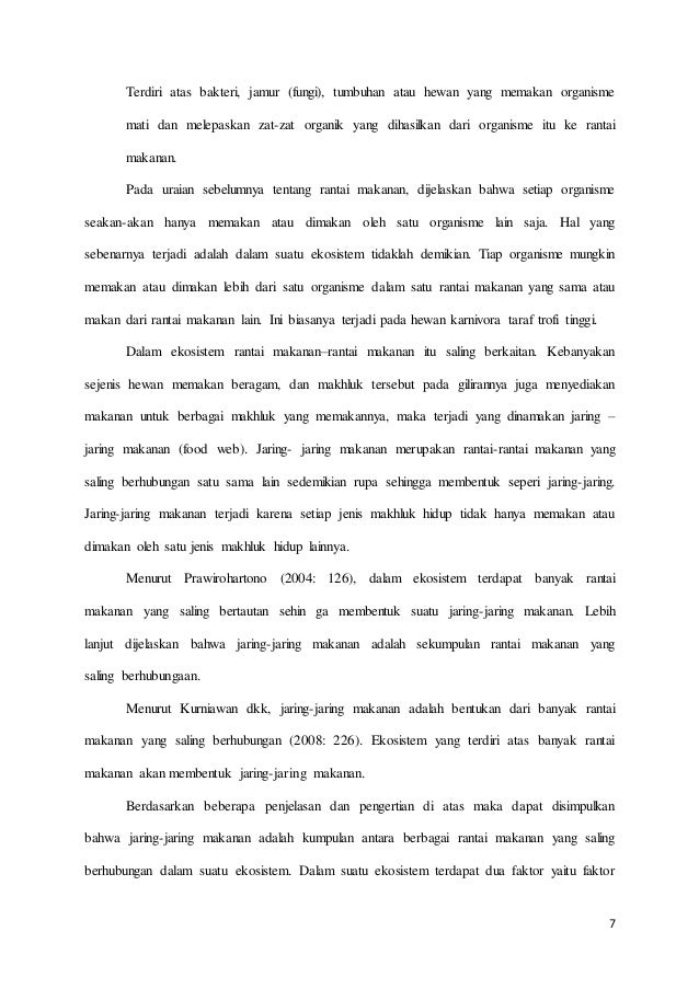 Modul tentang rantai makanan (mirnawati)