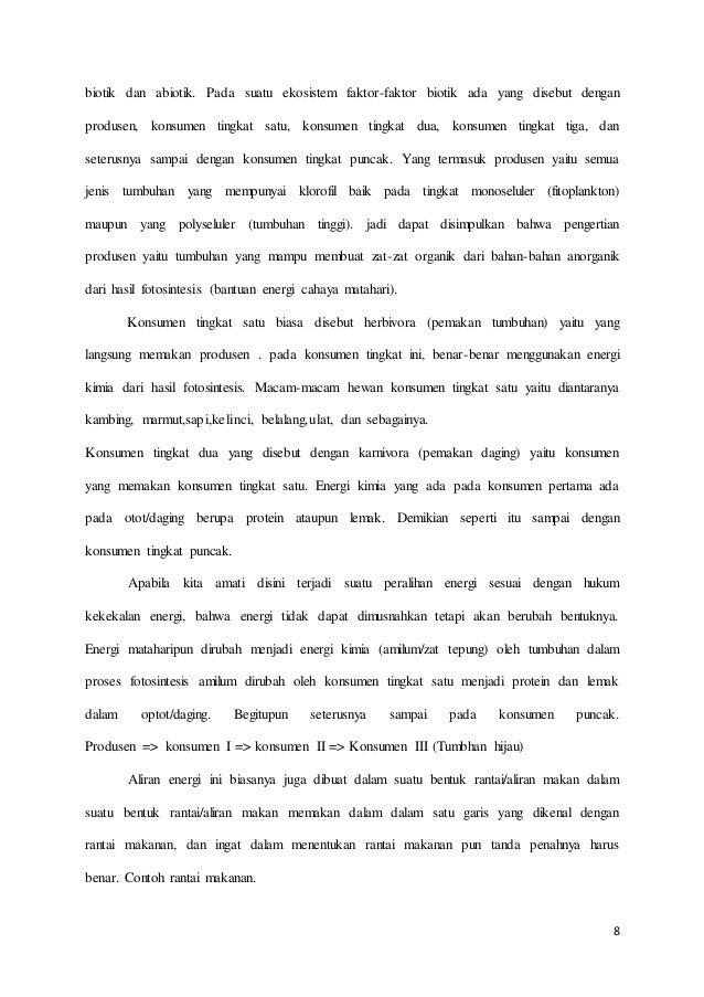 Modul tentang rantai makanan (mirnawati) Modul tentang rantai makanan (mirnawati)