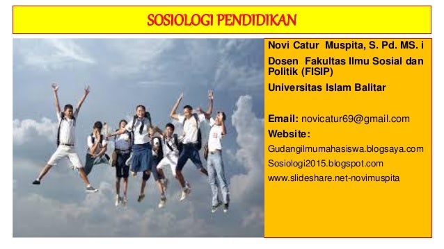 Pengertian Sosiologi Pendidikan