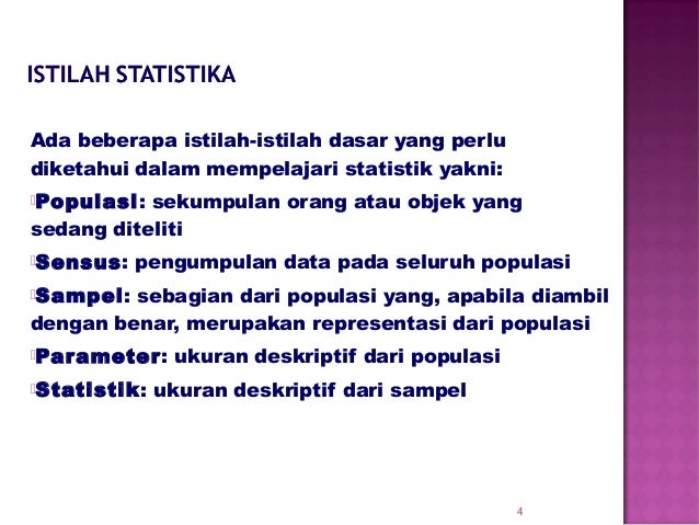Pengertian statistika