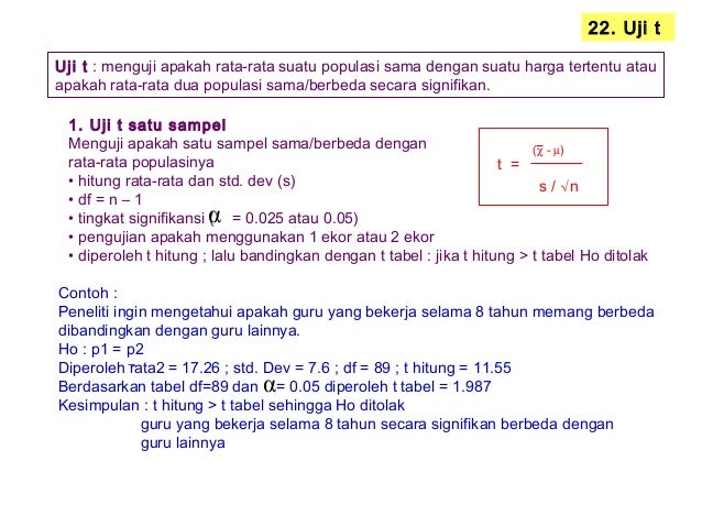 Pengertian statistika