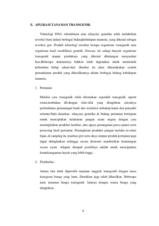 Pengertian Tanaman Transgenik Lengkap