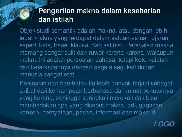 Pengertian Tentang Makna Teori Pendekatannya