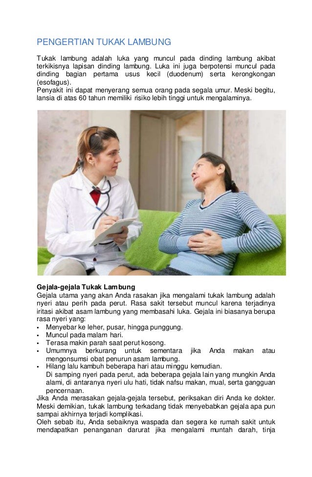 Pengertian Tukak Lambung