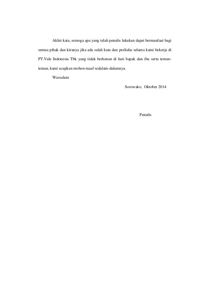 Contoh lembar pengesahan