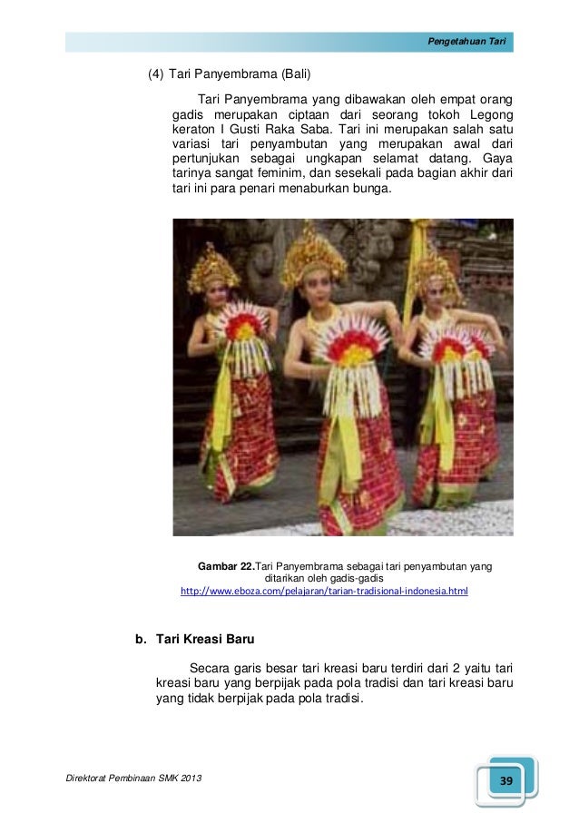 Pengetahuan Seni Tari Pengetahuan Seni Tari