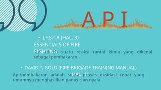 Pengetahuan Tentang perilaku api dan karakterisiknya | PPTX