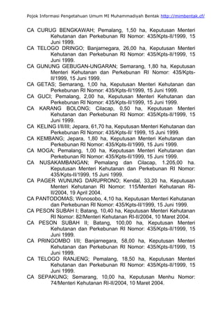 Pengetahuan umum mading kelas MI Muhammadiyah Bentak | PDF