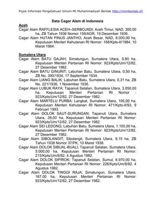 Pengetahuan umum mading kelas MI Muhammadiyah Bentak | PDF