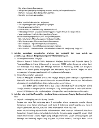 Penggalian nilai nilai pancasila di masa kerajaan | DOCX