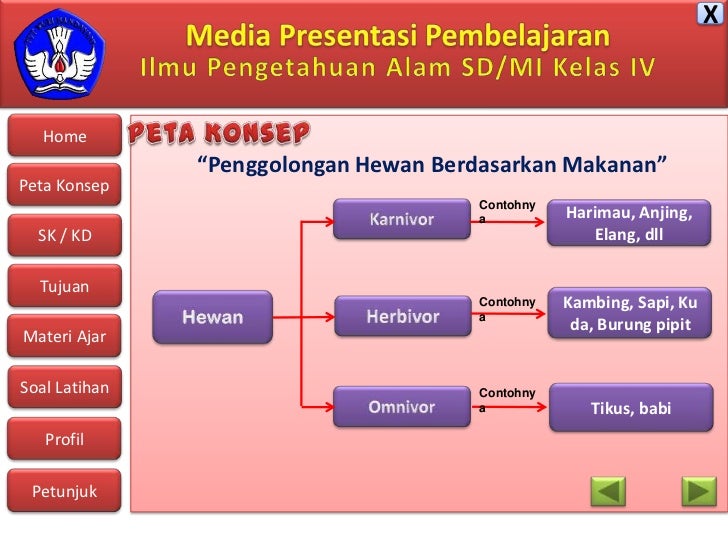 Penggolongan hewan  berdasarkan makanannya