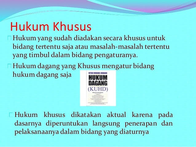 Contoh Hukum Perdata Bersifat Pelengkap - Contoh Siar