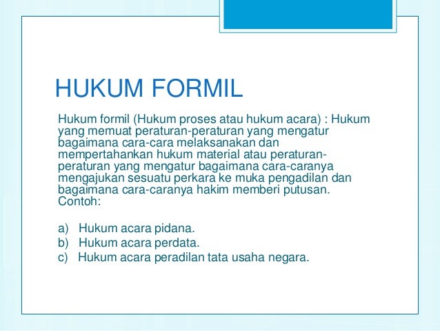 Penggolongan hukum