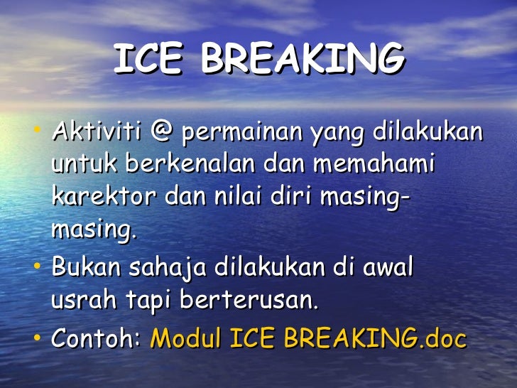 Penggunaan Permainan Dalam Usrah