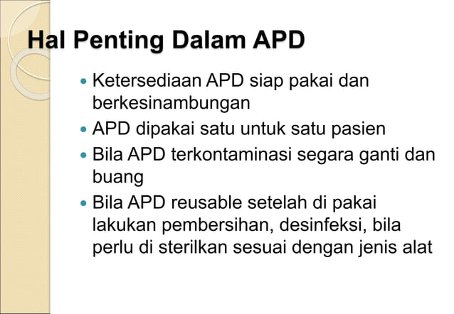 PENGGUNAAN ALAT PELINDUNG DIRI (APD).ppt