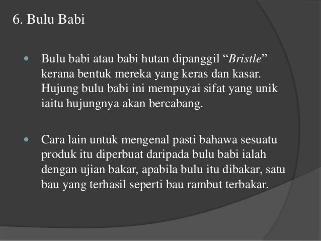 Penggunaan produk harian berasaskan komponen daripada 