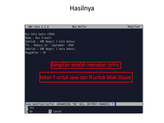 Hasilnya
 