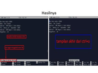 Hasilnya
 