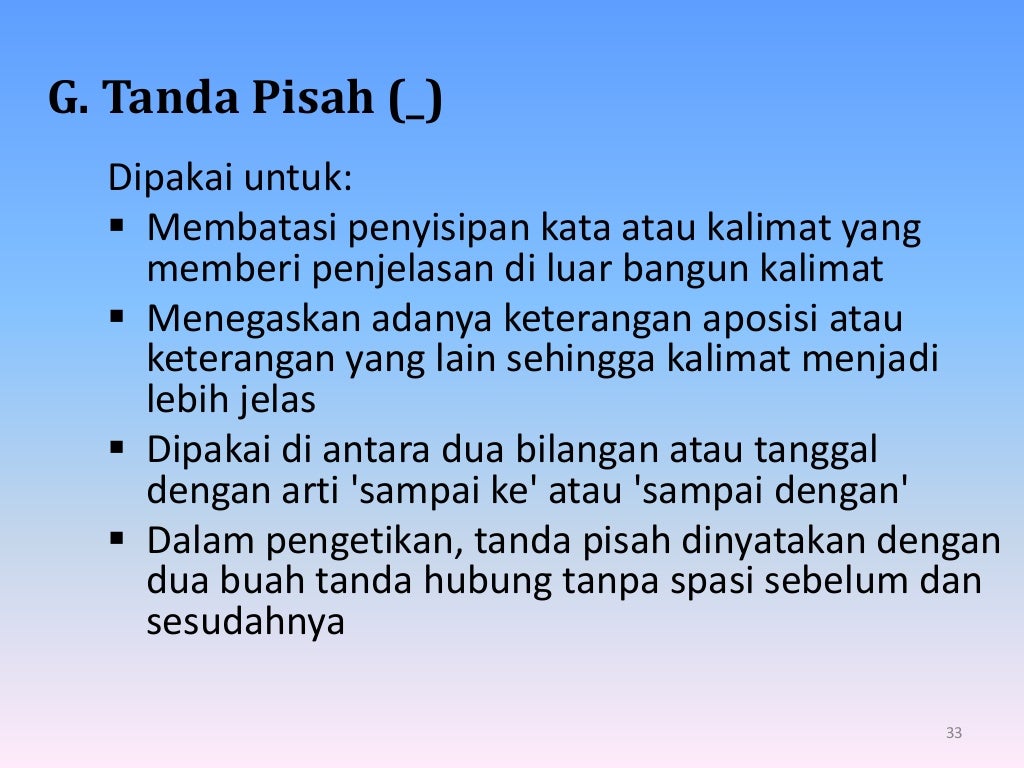 Penggunaan ejaan bahasa indonesia