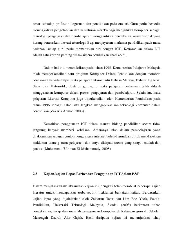 Penggunaan Ict