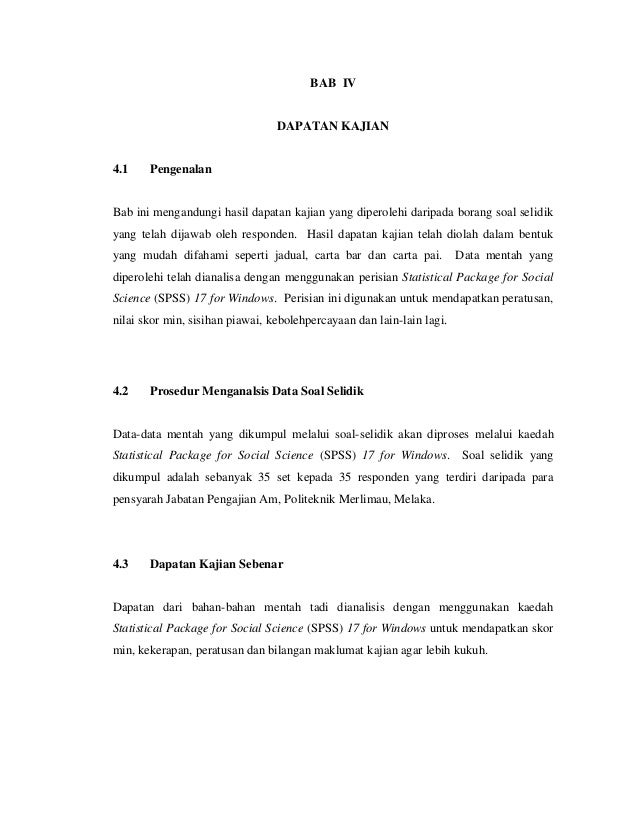 Contoh Soalan Kajian Persepsi - Selangor u