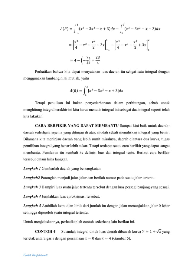 Penggunaan Integral Pdf