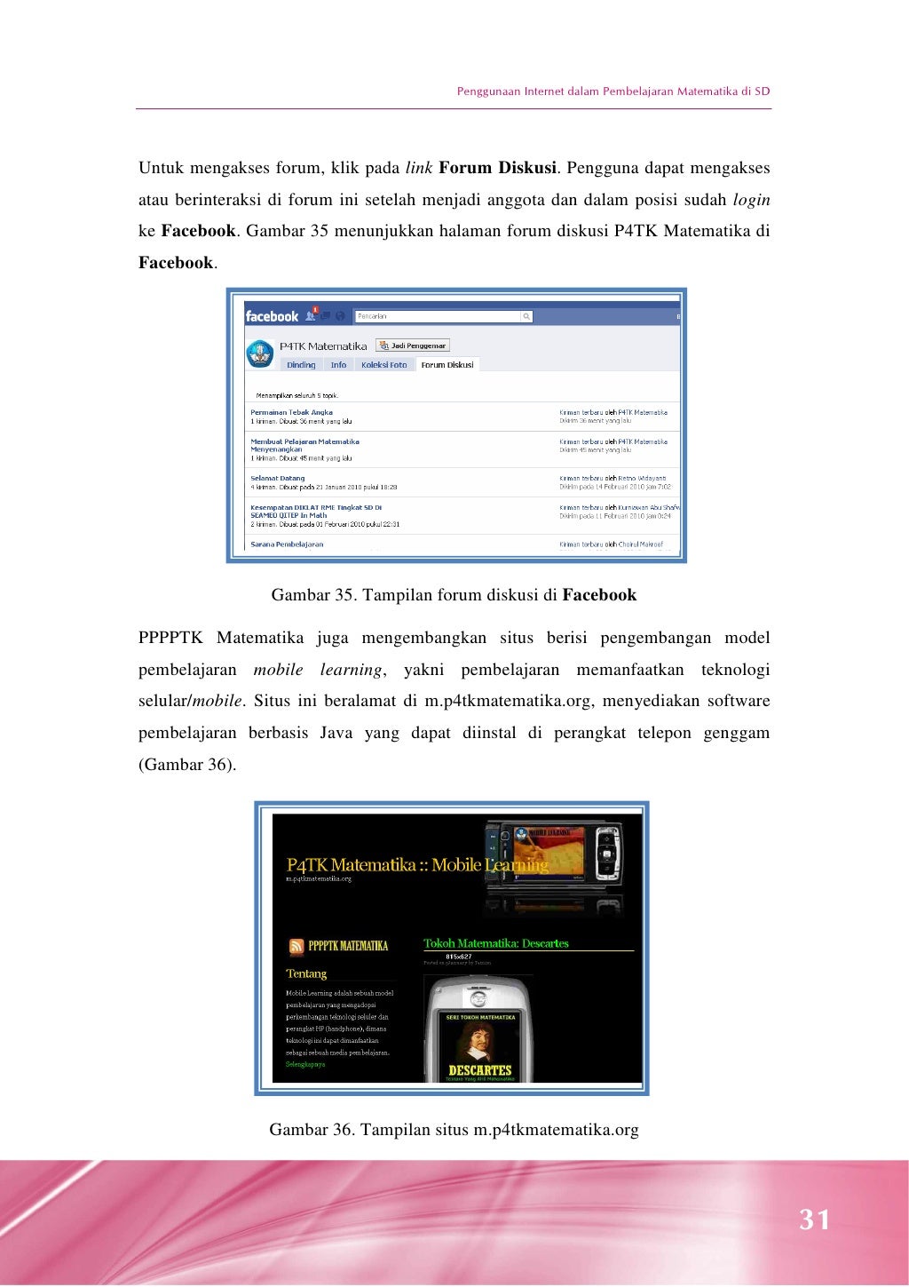 Penggunaan Internet dalam Pembelajaran Matematika di SD