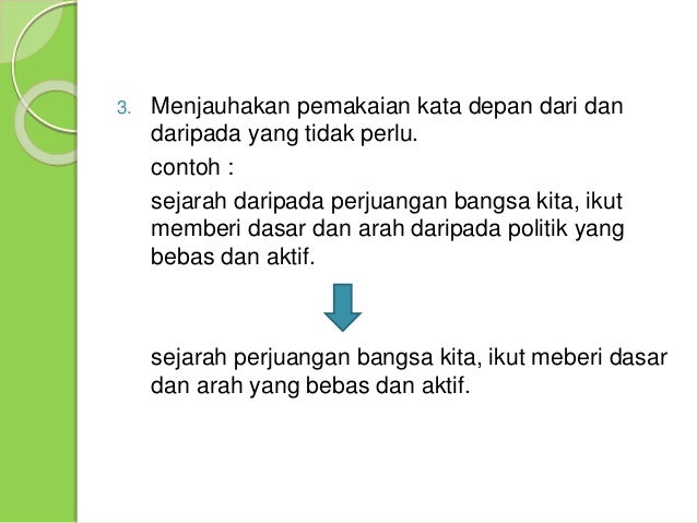 Penggunaan kalimat