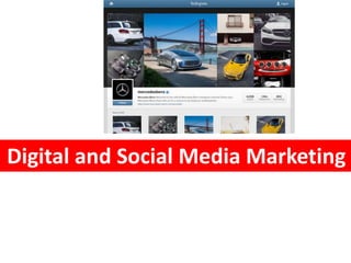 Digital and Social Media Marketing
 