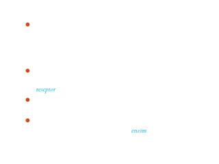  Neurotransmiter merupakan cara komunikasi antar
   neuron. Setiap neuron melepaskan satu transmitter. Zat –
   zat kimia ini menyebabkan perubahan permeabilitas sel
   neuron, sehingga neuron menjadi lebih kurang dapat
   menyalurkan impuls.
 Neurotransmiter yang dilepaskan oleh n pra-sinapsis akan
   berdifusi melewati celah sinapsis dan menempel pada
   reseptor yang terdapat pada membran post-sinapsis.
 Menempelnya neurotransmiter pada reseptor
   menyebabkan timbulnya impuls pada neuron post-sinapsis.
 Bila neurotransmiter sudah melaksanakan tugasnya maka
   neurotransmiter akan diurai oleh enzim yang dihasilkan oleh
   membran post-sinapsis.
 