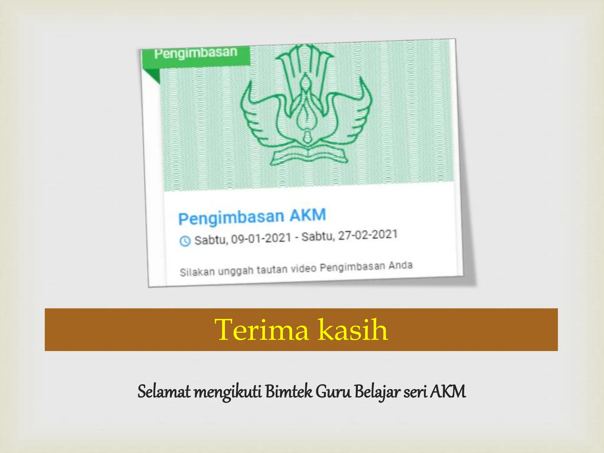 PENGIMBASAN_GURU_BELAJAR_SERI_AKM. pptx | PPT