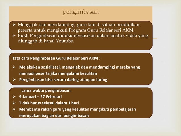 PENGIMBASAN_GURU_BELAJAR_SERI_AKM. pptx | PPT