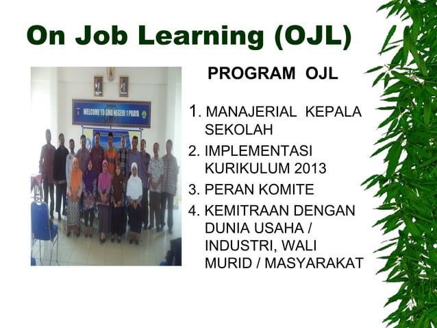 laporan program Pengimbasan | PPT