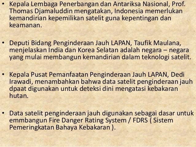 PENGINDERAAN JAUH UNTUK TATA GUNA LAHAN DAN TRANSPORTASI