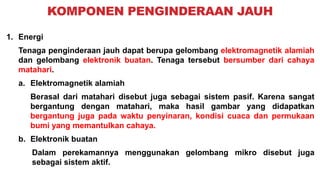 Penginderaan Jauh Sistem infotkjhghfgdgklkj | PPTX